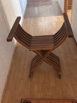 antique Viking Medieval scissor chair in Alamogordo, New Mexico