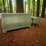 Large Dresser & Nightstand 2pc Bedroom Set Solid Wood New in Kingwood, Texas