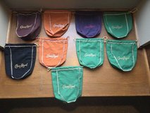 CROWN ROYAL WHISKEY 750ML Green Salted Carmel Black Chocolate Drawstring Bags in Chicago, Illinois