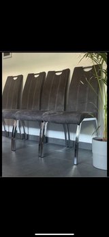 8 chairs- grey in Stuttgart, GE