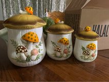 Mushroom canisters in Fort Polk, Louisiana