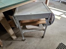 Typewriter cart in DeKalb, Illinois