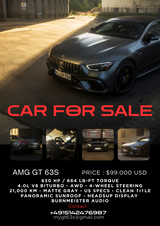Selling AMG GT63s 2019 fully kitted in Wiesbaden, GE