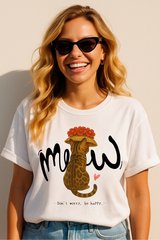 Hanagasa Cat T-Shirt in Okinawa, Japan