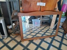 A wood wall mirror in Alamogordo, New Mexico