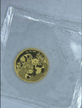 2025 Chinese Gold Panda 3 gram in Okinawa, Japan