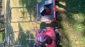 Two working Snowblowers in Yorkville, Illinois