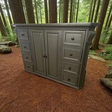 Large Dresser Tv Stand Buffet Cabinet Chest Solid Wood 55x23x37 New in Kingwood, Texas