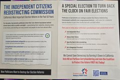HELP DEFEAT PROP 50 – TO DEFEND FAIR ELECTIONS IN CALIFORNIA in Los Angeles, California