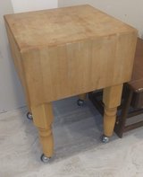 Butcher Block Island on Wheels in Bolingbrook, Illinois