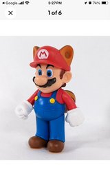 JAKKS Pacific World of Nintendo Super Mario Bros Raccoon Mario 2.5” LOOSE Figure in Fort Campbell, Kentucky