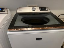 1 week old  Maytag Washer/Dryer set 5.3 Cu. In. in Camp Lejeune, North Carolina
