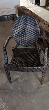 Dark Brown Wicker Chair in Alamogordo, New Mexico