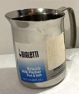 New! Bialetti Bricco Stainless Milk Pitcher - 16.9 oz Frothing Pot à Lait in Fort Rucker, Alabama