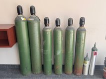 Oxygen tanks. size H size M size D size E in Yorkville, Illinois