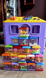 Vintage Fisher Price IncrediBlock Cube With 18 Peek A Blocks Sensory Toy in Lockport, Illinois