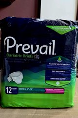 Prevail Bariatric Briefs 62"- 73" 12 Count in Lockport, Illinois