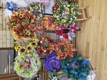 Wreaths in Lakenheath, UK
