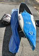 Bark Candace Appleby model SUP in Okinawa, Japan