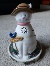 Cat ceramic candle holder decor-NEW in Fort Rucker, Alabama