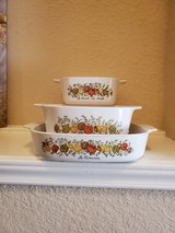 Corning Ware Spice Of Life 3 pc Baking Dish Set in Conroe, Texas