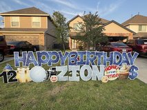 Custom Yard Greeting rentals & more in Conroe, Texas