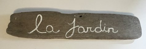 Garden sign in Aurora, Illinois