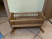 wooden doll crib in Ramstein, Germany