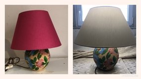 220V table lamp w/2 lamp shades in Plainfield, Illinois