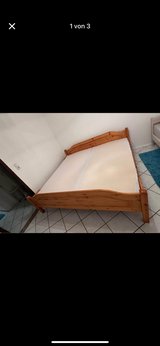 King Size bed With mattres in Ramstein, Germany