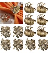 Fall napkin ring set in Aurora, Illinois