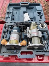 Bosch combination plunge and fixed router kit in Kingwood, Texas