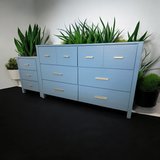 Large Dresser & Nightstand 2pc Bedroom Set Real Wood New in Kingwood, Texas