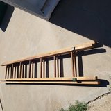 Vintage 16 foot wood extension ladder in El Paso, Texas