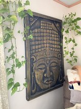 Wood Wall Art in Okinawa, Japan