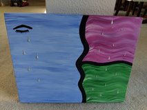 Teardrop painting in Houston, Texas