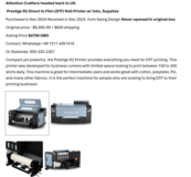 Prestige R2 Direct to Film (DTF) printer in Ramstein, Germany