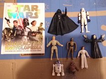 Star wars toys & book in Aurora, Illinois