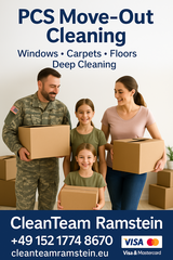 Professional Cleaning Services in Ramstein – Base Approved & Reliable in Ramstein, Germany