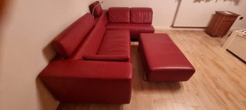 Leather sofa set in Baumholder, GE