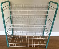 4 Shelf wire Storage Rack - 22"L x 10" x 2ft Tall - *EUC* in Clarksville, Tennessee