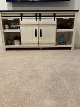 Rustic Barn Door Style TV Stand in Batavia, Illinois