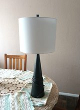 black lamp with white shade in Alamogordo, New Mexico