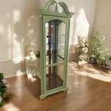Large Corner Curio Cabinet China Hutch Bookshelf Lighted New Free Delivery in Kingwood, Texas