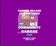 Community Garage Sale in Kingwood, Texas