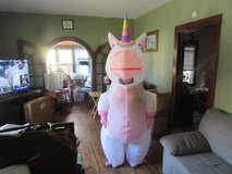 Unicorn Blowup Costume in Naperville, Illinois