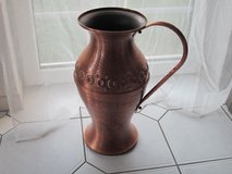 copper floor vase in Ramstein, Germany