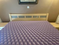King Bed with Night Stands and Mattress Topper in Ramstein, Germany