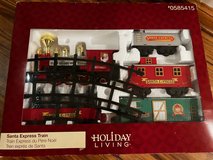 Santa train set in Naperville, Illinois