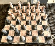 Marble chess set very nice with all pieces in Yucca Valley, California